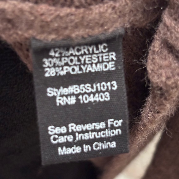 NWT Blu Pepper Brown Cardigan with Embroidered Wildlife - L - Picture 7 of 12